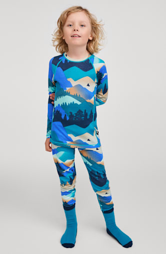reima Taitoa Kinder Thermo Unterwäsche Set Blau