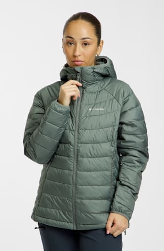Columbia Powder Lite™ II Hooded Damen Winterjacke Grün