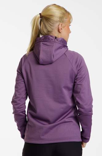 PEAK PERFORMANCE Rider Essentials Zip Hood Damen Midlayer Lila