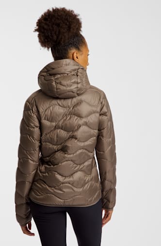 PEAK PERFORMANCE Helium Down Hood doudoune femmes Marron
