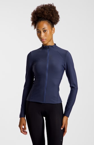 Gonso Sitivo Thermo Damen Biketrikot Blau