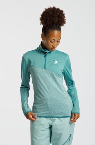 46 NORD 1/2 Zip midlayer donna Menta