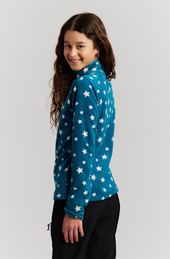 PROTEST PRTRemissy 1/4 Zip Kinder Midlayer Petrol