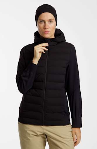 ALBRIGHT Lenk Hybrid Damen Midlayer Schwarz