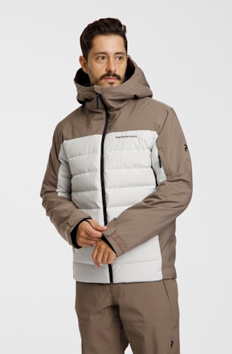 PEAK PERFORMANCE Shred Down giacca da sci uomo Bianco Panna