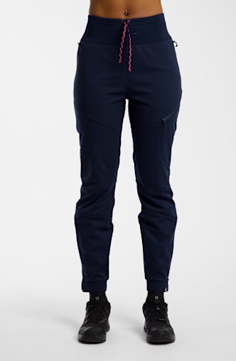 Odlo Zeroweight X-Warm Insulated 80th Anniversary Damen Langlaufhose Dunkelblau
