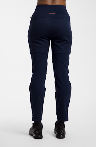Odlo Zeroweight X-Warm Insulated 80th Anniversary Damen Langlaufhose Dunkelblau