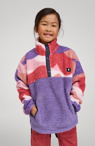 reima Muhku Kinder Midlayer Lila