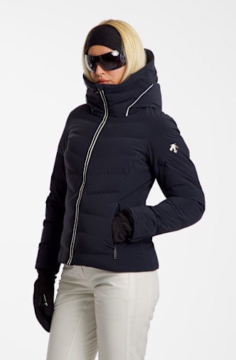 descente Damen Skijacke Schwarz