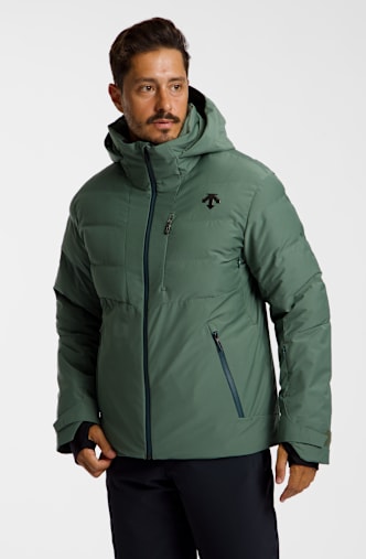 descente veste de ski hommes Vert