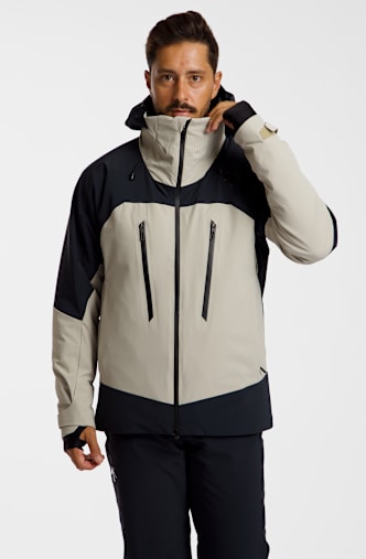descente Herren Skijacke Beige