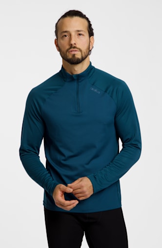 Odlo Essentials Ceramiwarm midlayer hommes Bleu