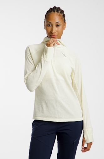 Odlo X-Alp Hooded longsleeve donna Beige