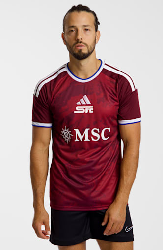 adidas FC Servette Home Replica maglia da calcio uomo 26/27 Rosso
