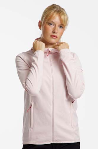 PEAK PERFORMANCE Light Zip Hood Damen Midlayer Pink