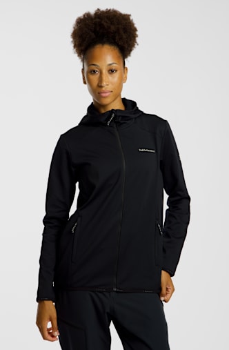 PEAK PERFORMANCE Light Zip Hood Damen Midlayer Schwarz