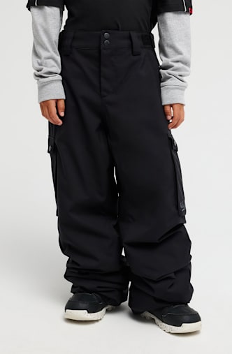 Quiksilver Young Guns Snow Down Cargo 10K Kinder Ski-/Snowboardhose Schwarz
