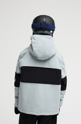 Quiksilver Young Guns High In The Hood 10K giacca da sci/snowboard bambini Grigio Chiaro