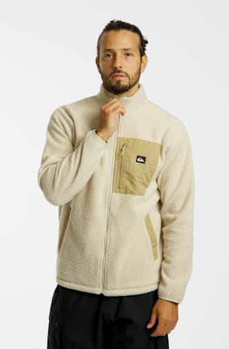 Quiksilver Clean Coast Herren Midlayer Beige