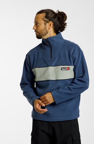 Quiksilver Young Guns Cruz Polar midlayer uomo Blu