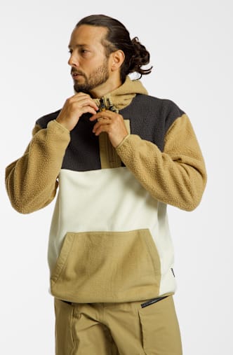 Quiksilver Ocean View Mix Up hoodie hommes Marron