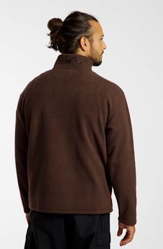 Quiksilver Young Guns Cruz Polar midlayer hommes Marron