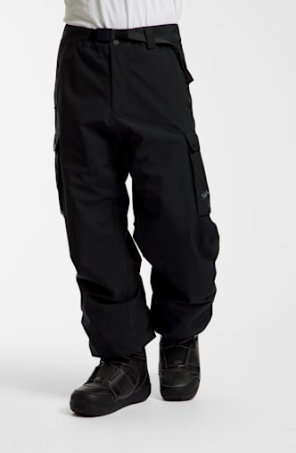 Quiksilver Young Guns Snow Down Cargo 20K pantaloni da sci/snowboard uomo Nero