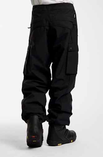 Quiksilver Young Guns Snow Down Cargo 20K pantaloni da sci/snowboard uomo Nero