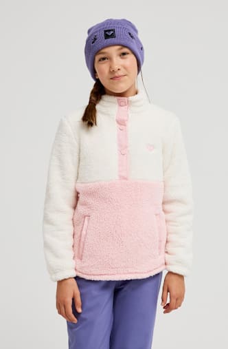 Roxy Winter Flora midlayer enfants Pink