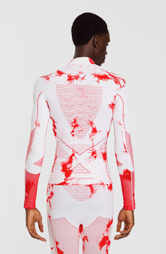 X Bionic Energy Accumulator Swiss Ski Herren Thermo Longsleeve Rot