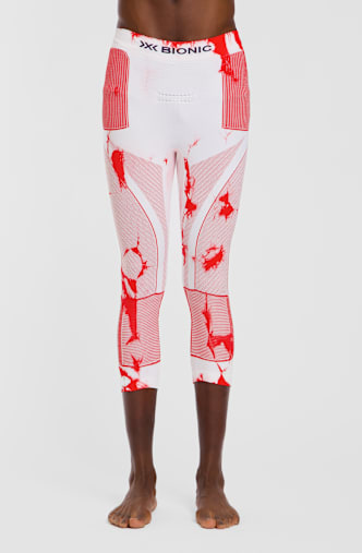 X Bionic Energy Accumulator Swiss Ski leggings termici 3/4 uomo Rosso