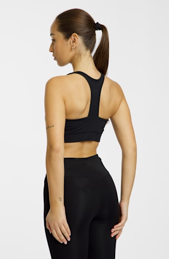 POWERZONE Medium Damen Sport-BH Schwarz