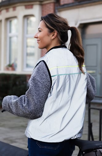 GOFLUO George Reflective Gilet Grau