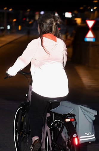 GOFLUO Billie Reflective Damen Bikejacke Coral