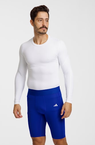 adidas Techfit Short tight hommes Bleu