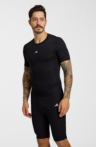 adidas Techfit Short tight hommes Noir