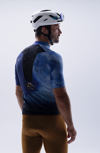 X Bionic Corefusion Ride Loïc Meillard LIMITED EDITION Herren Biketrikot Blau