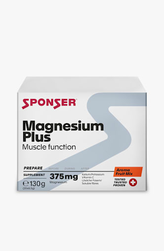 Sponser Magnesium Plus Fruit Mix 20 x 6.5 g Nahrungsergänzung Weiss