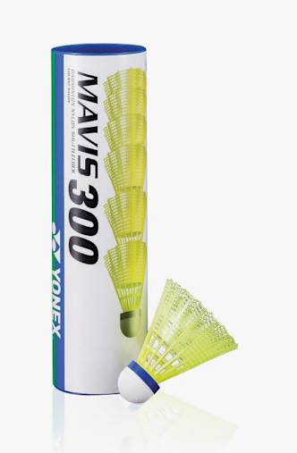 Yonex 6-Pack Mavis 300 shuttle Giallo