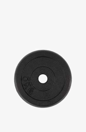 POWERZONE 2 x 5 kg peso per manubrio Nero