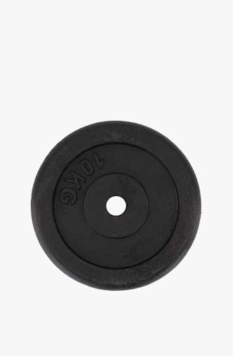 POWERZONE 2 x 10 kg Hantelscheibe Schwarz