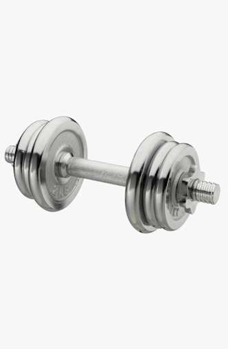 POWERZONE 10 kg Hantel Set Silber