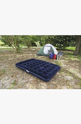 Best Way Floc Ergo Queen Luftbett Blau