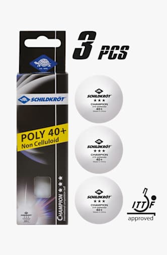 Schildkröt TT-Ball Super 3 pallina da ping pong Bianco