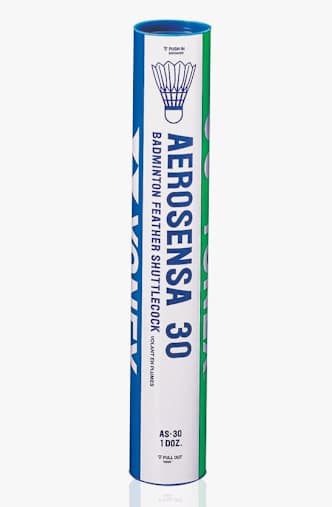 Yonex 12-Pack AS-30 shuttle Bianco