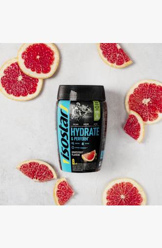 Isostar Hydrate & Perform Grapefruit 400 g Getränkepulver Blau