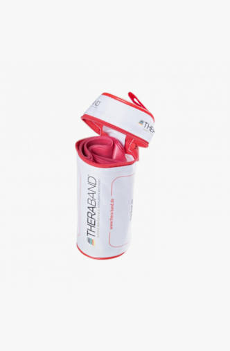 Theraband Medium Fitnessband Rot