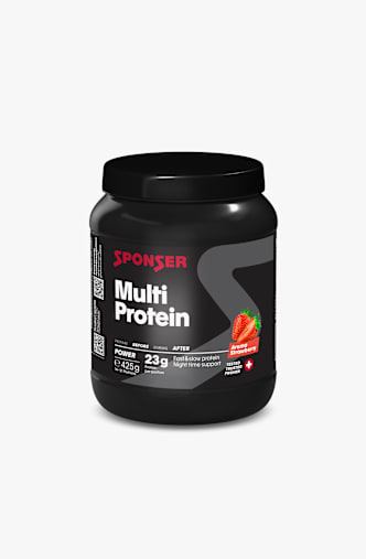 Sponser Multi Protein Strawberry 425 g polvere proteica Grigio