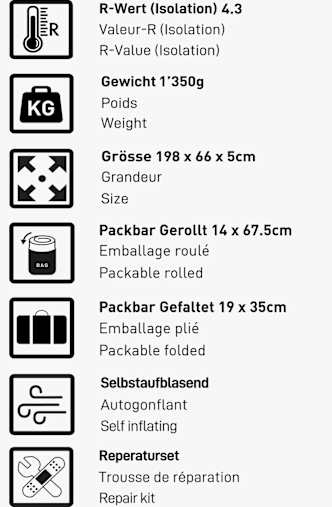 46 NORD Comfort Pro S.I. matelas pneumatique Vert