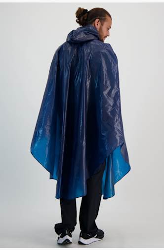 RUKKA Eva poncho antipioggia Blu